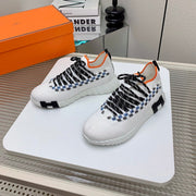 HM Flex slip-on sneaker In White Woven Fabric 106319