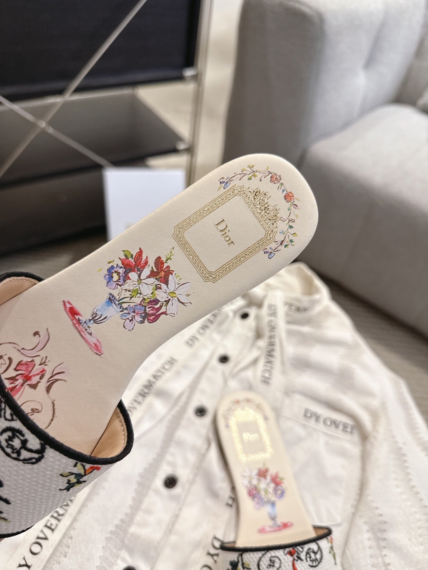 Dior 2026 Dway Slide Sandals Canvas 932089