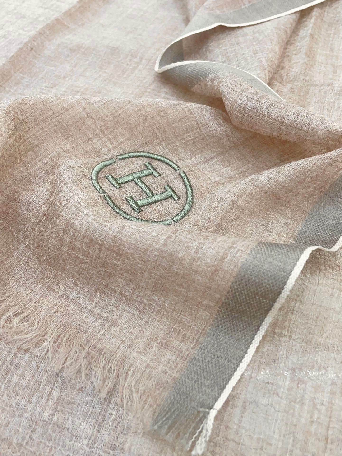 SCARF 180 CM IN CAMEL BROWN CASHMERE 388146