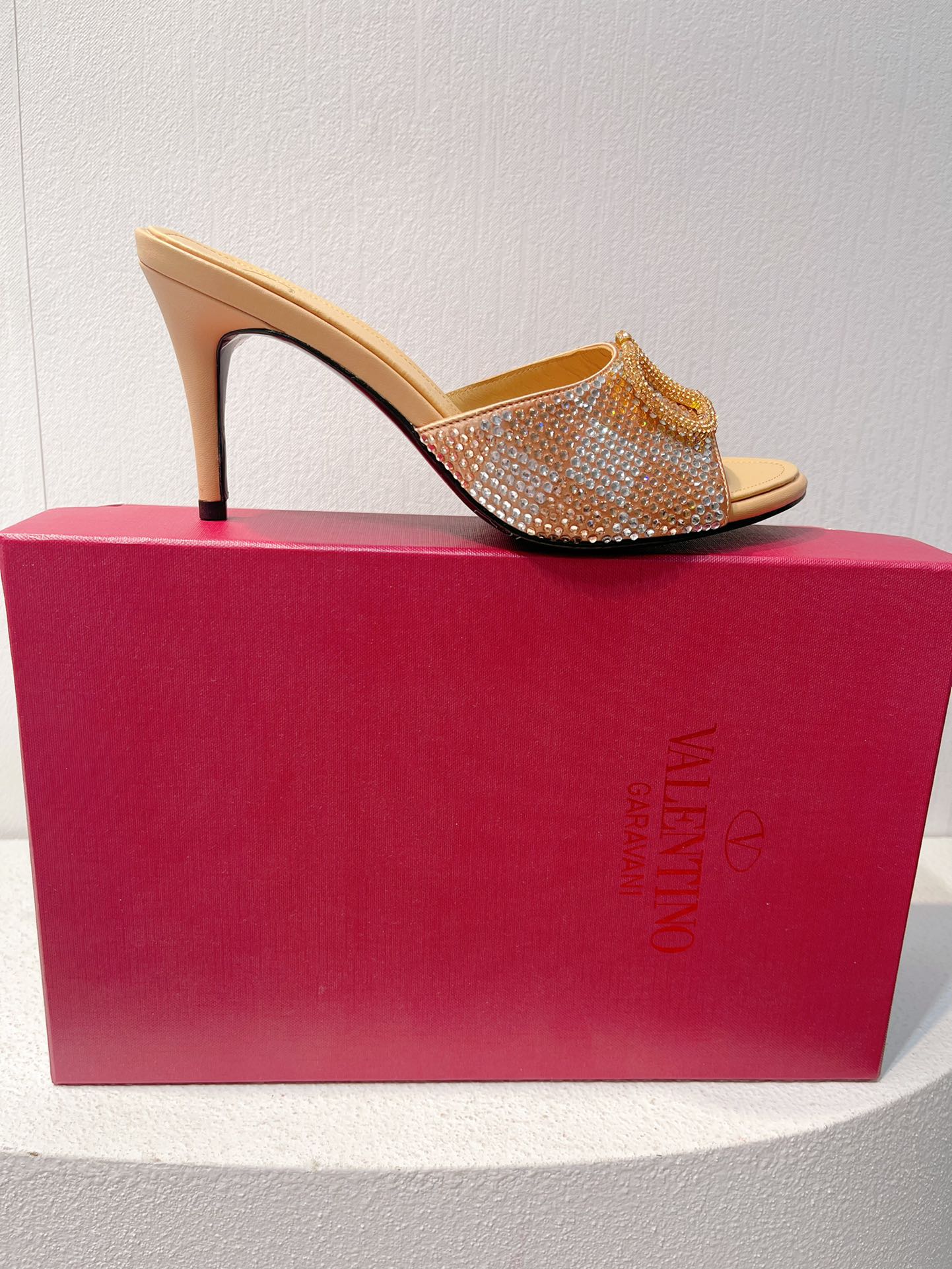 VT High Heeled Sandals Marigold Sheepskin 292833