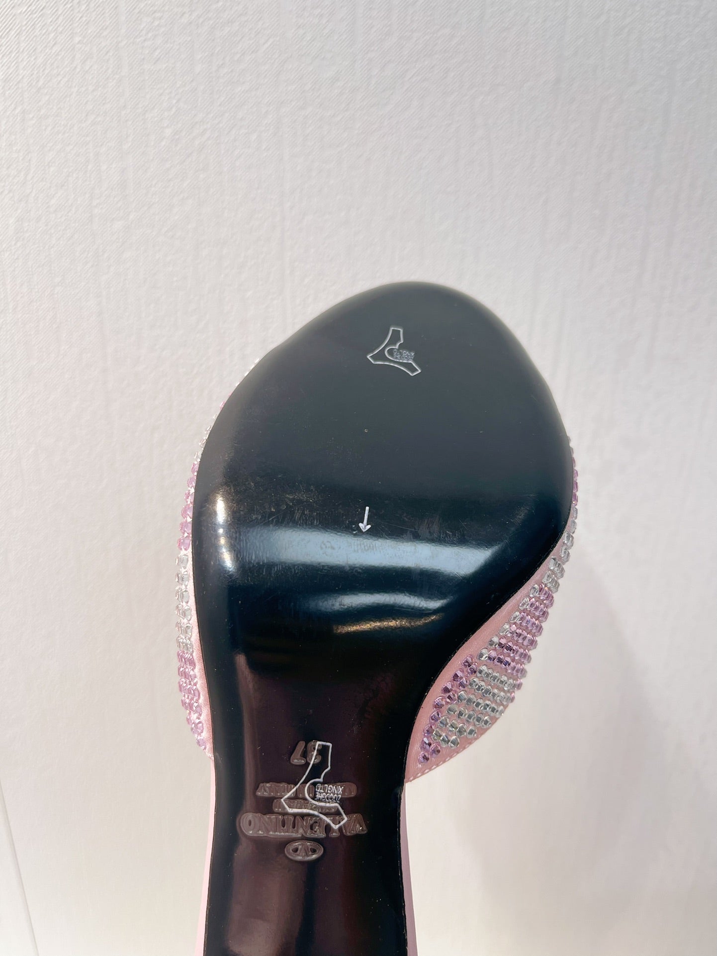 VT High Heeled Sandals Pink Sheepskin 292834