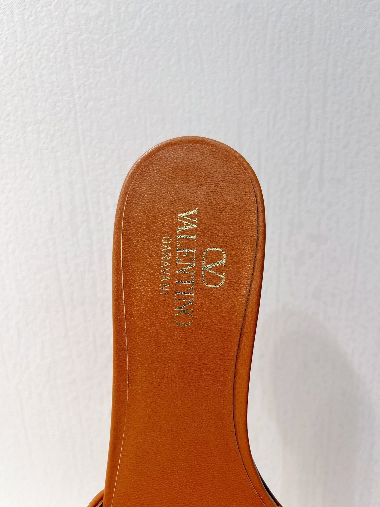 VT Moon Slides in Leather Brown Cowhide 292861