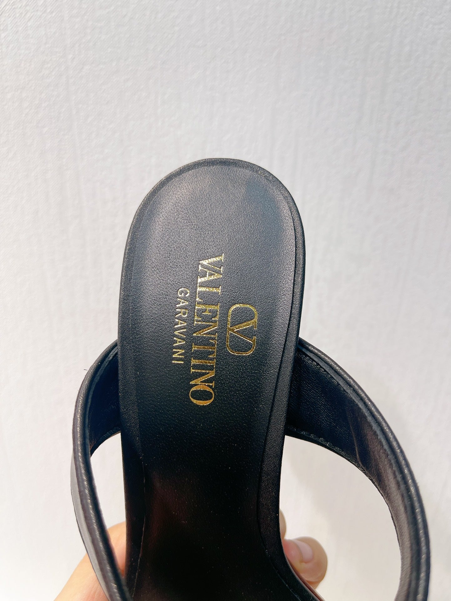 VT Heeled Sandal Black Cowhide 292877