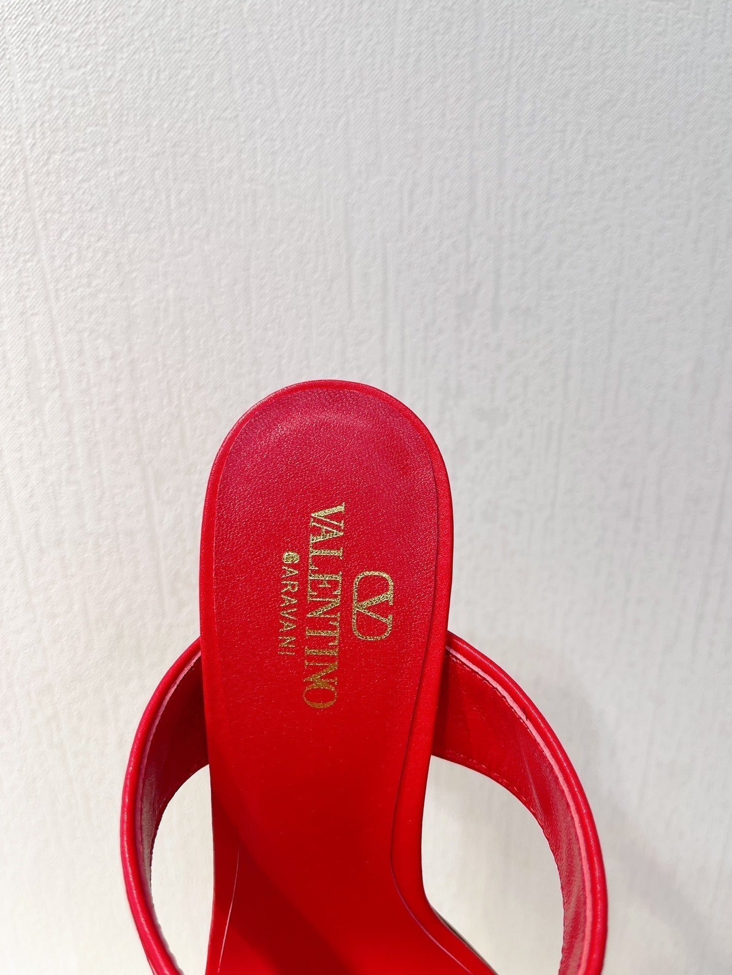 VT Heeled Sandal Red Cowhide 292879