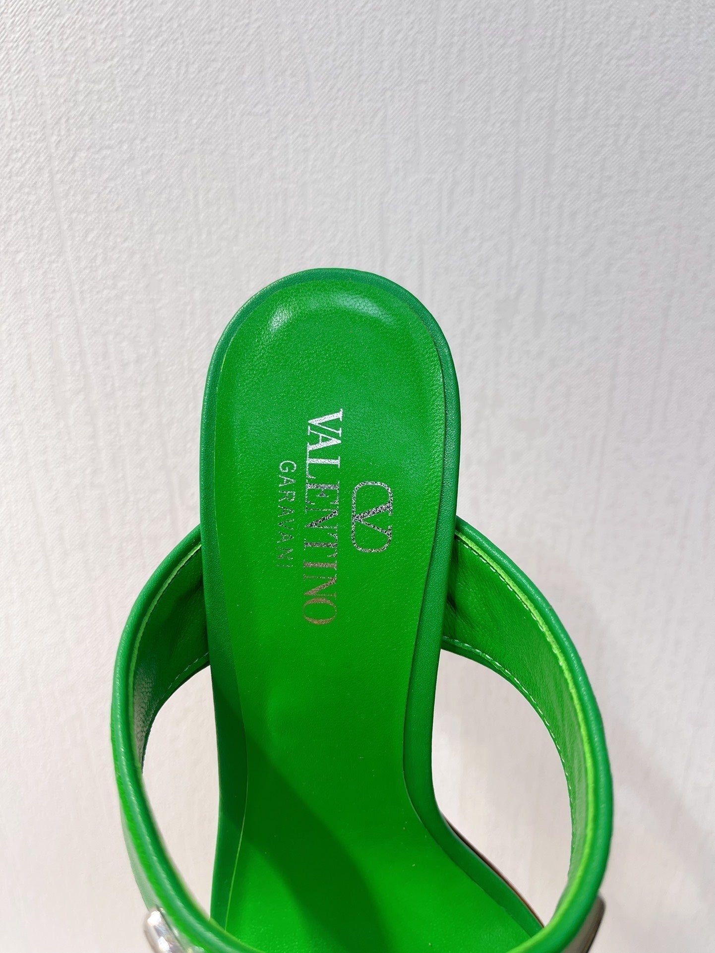 VT Heeled Sandal Green Cowhide 292880