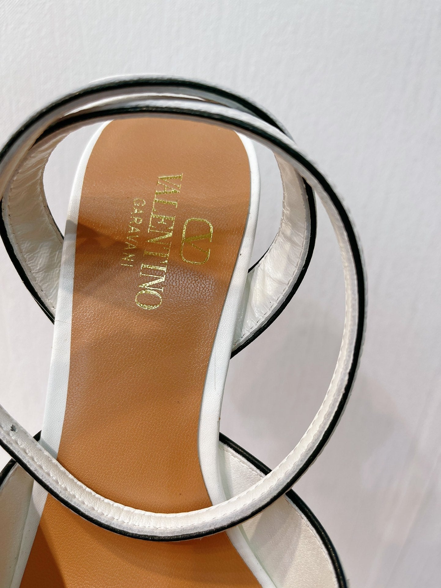 VT Sandals Heels  70mm  White Cowhide 292778