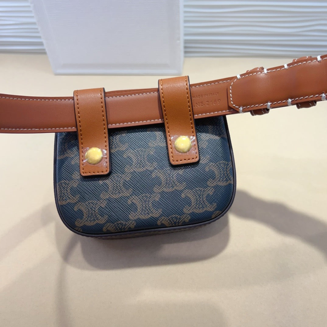 Celine 2026 Arc De Triomphe Belt Bag 25mm Leather