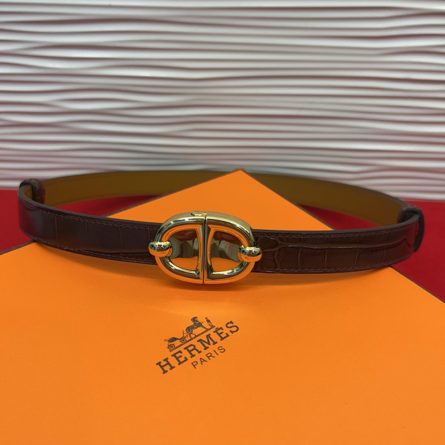 Hermes 2026 Chaine Ancre Belt 18mm Leather