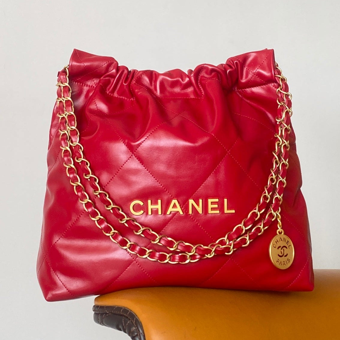 Chanel 25 Quilted Bag Red Soft Calfskin