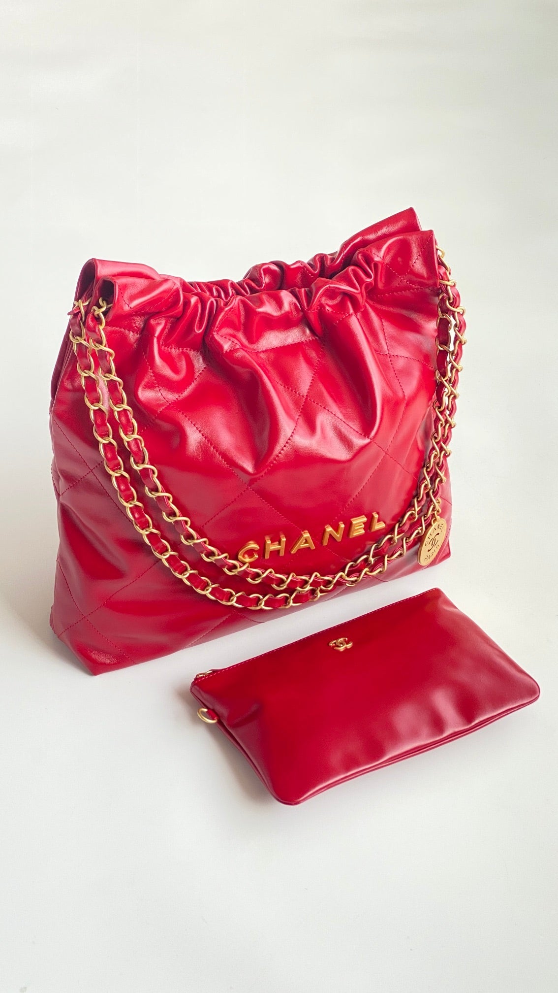 Chanel 25 Quilted Bag Red Soft Calfskin