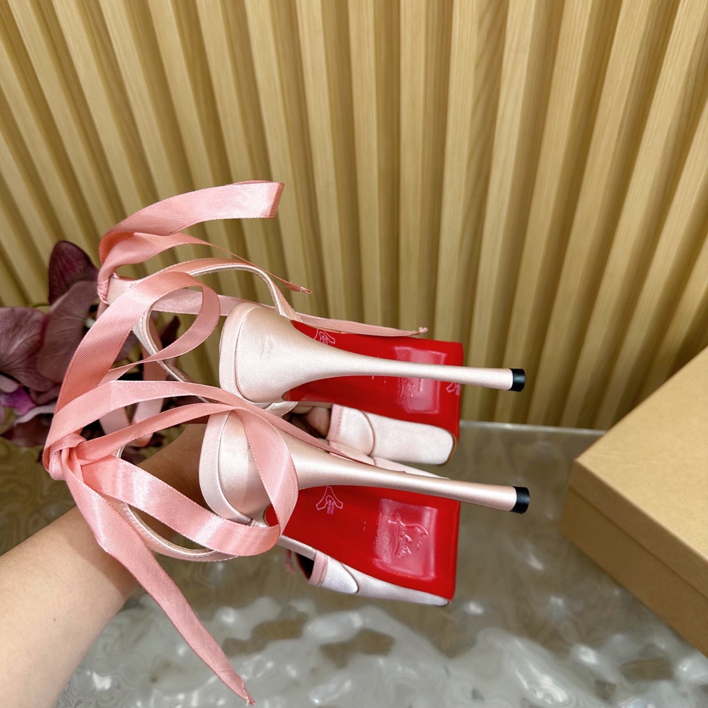 CL 25C Cassia Lace Up Alta 160mm Your Pink Silk 221613