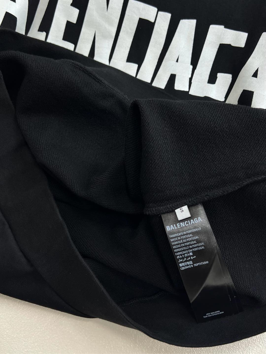 Balenciaga 25 Long-sleeved Tank Top Black Cotton 0035