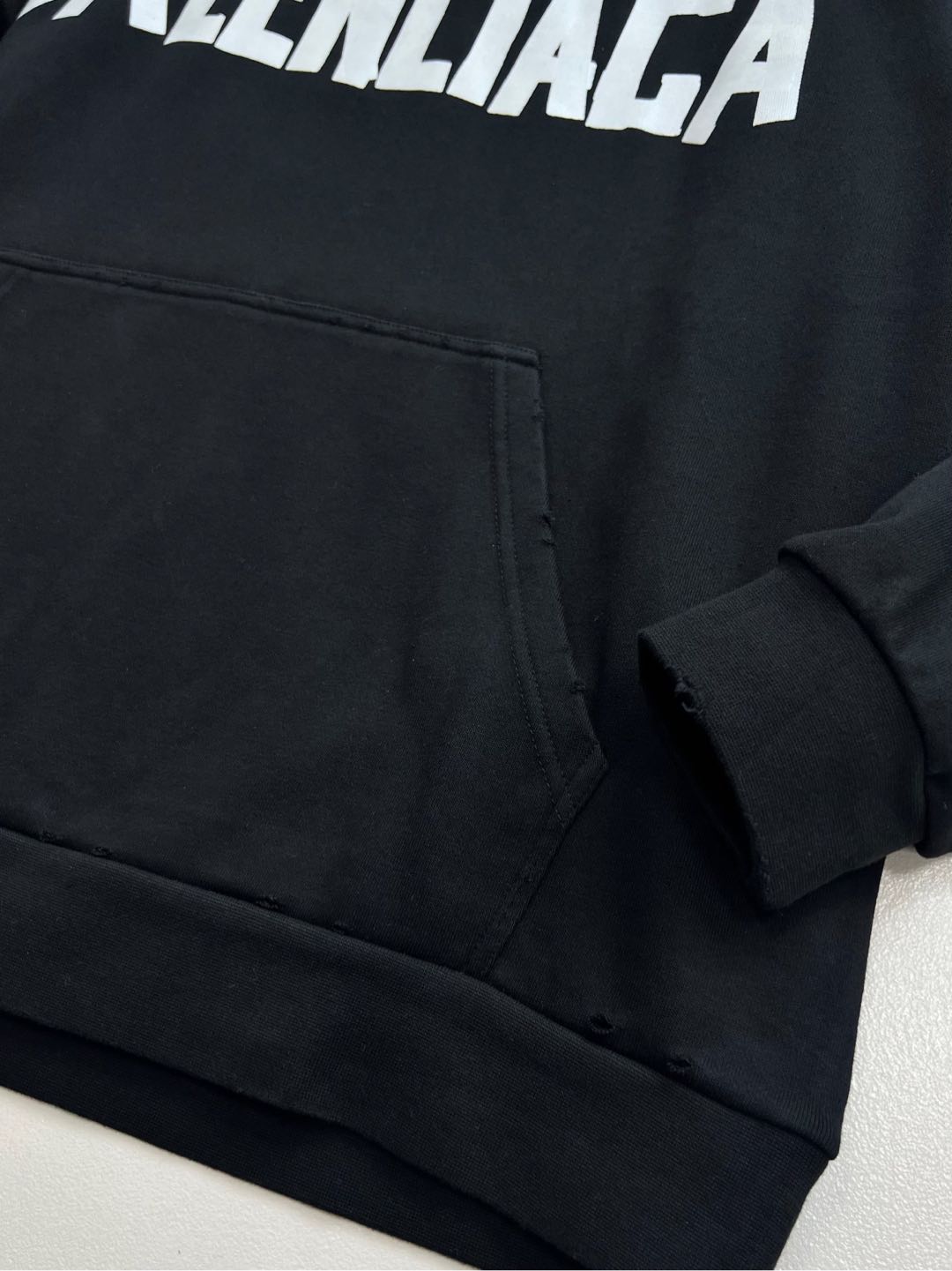 Balenciaga 25 Long-sleeved Tank Top Black Cotton 0035