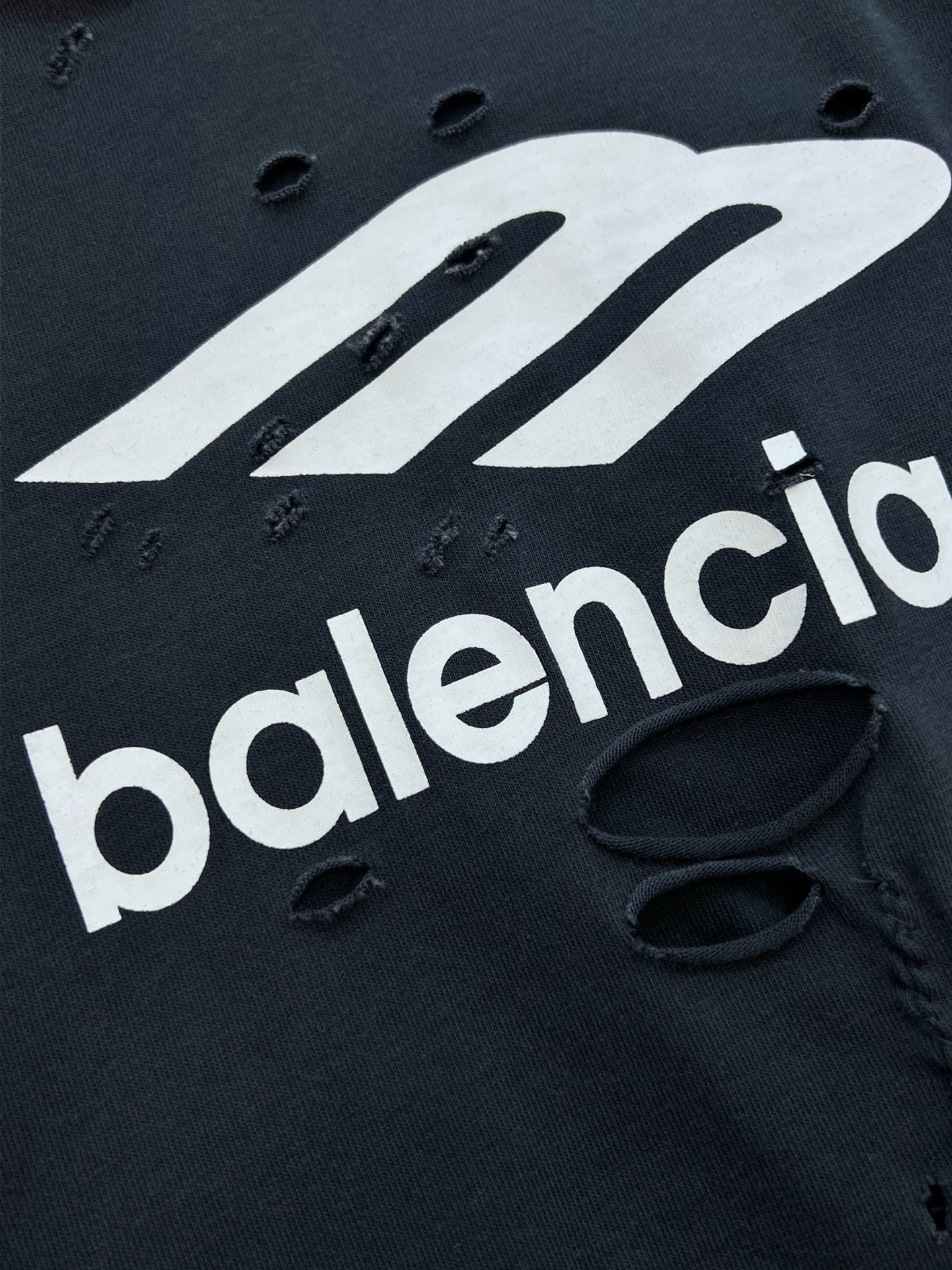 Balenciaga 25 Long-sleeved Tank Top Black Cotton 0035