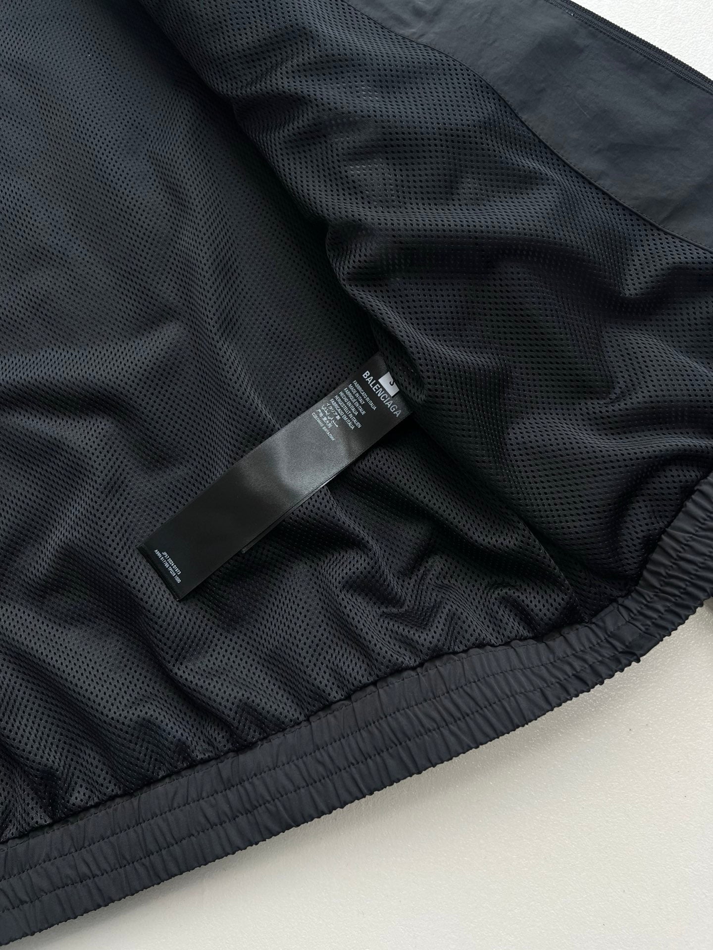 Balenciaga 25 Football Jacket Black Polyester 0038