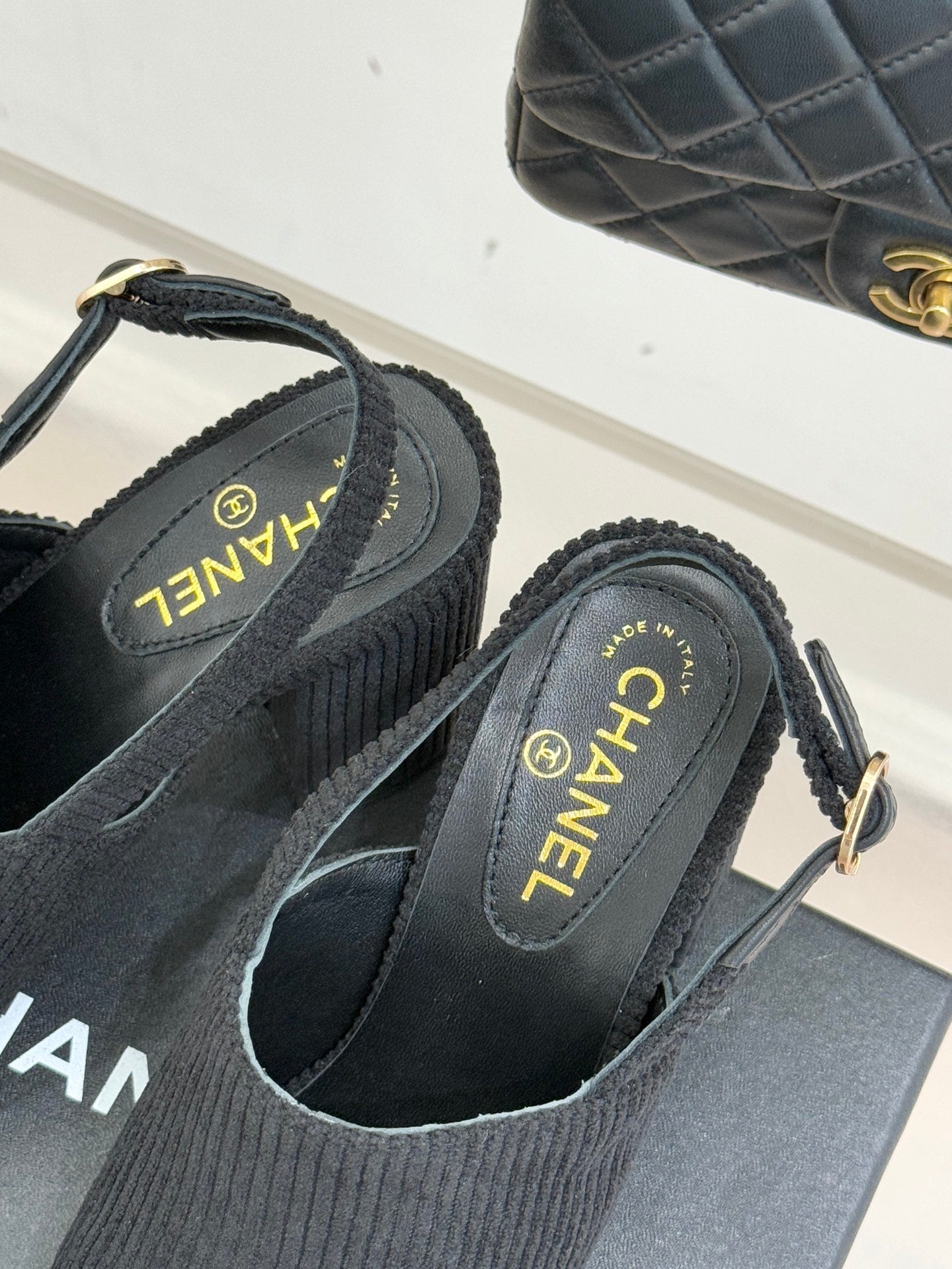 CC 26 Slingback Black Corduroy Grosgrain 609984