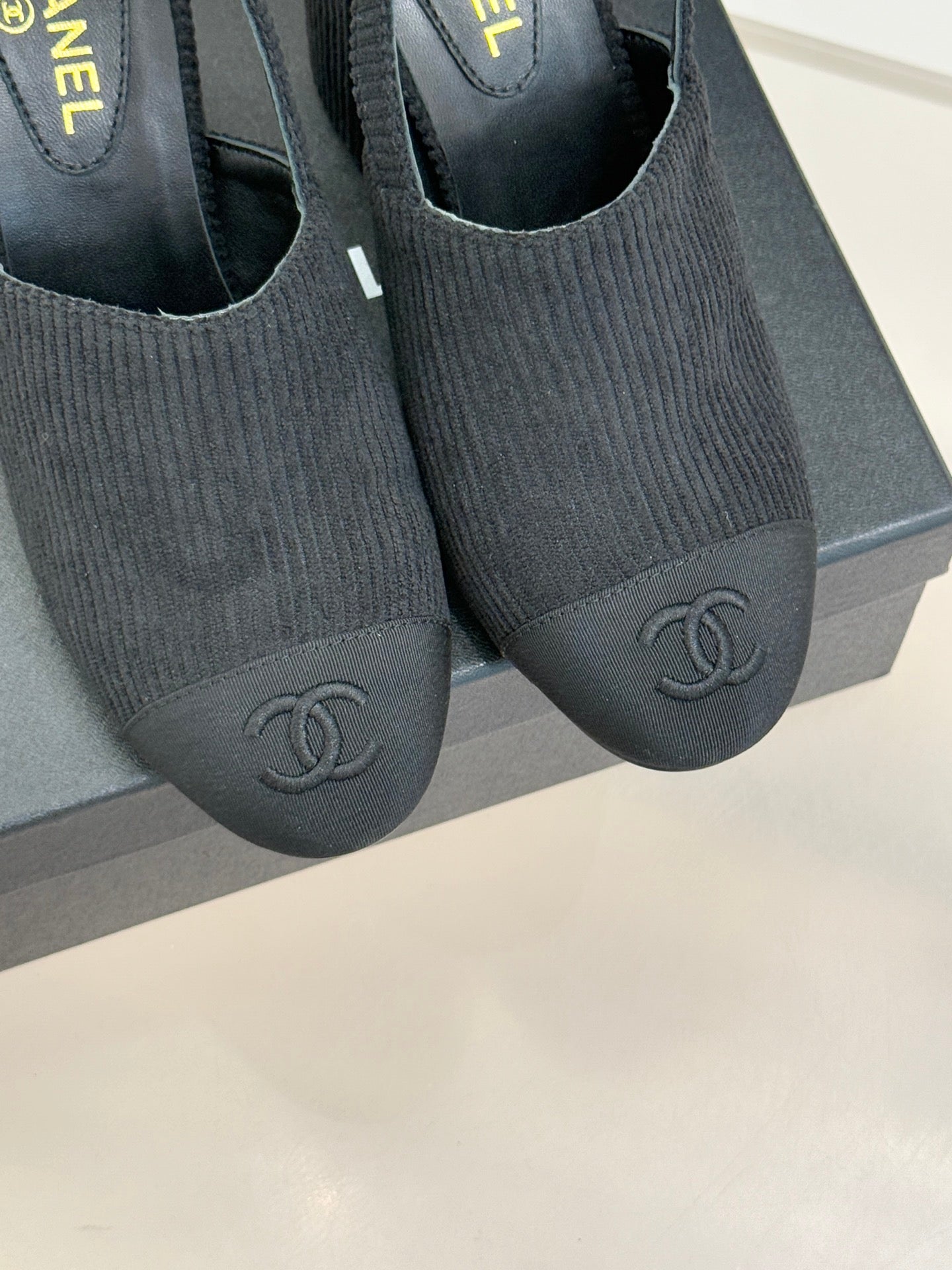 CC 26 Slingback Black Corduroy Grosgrain 609984