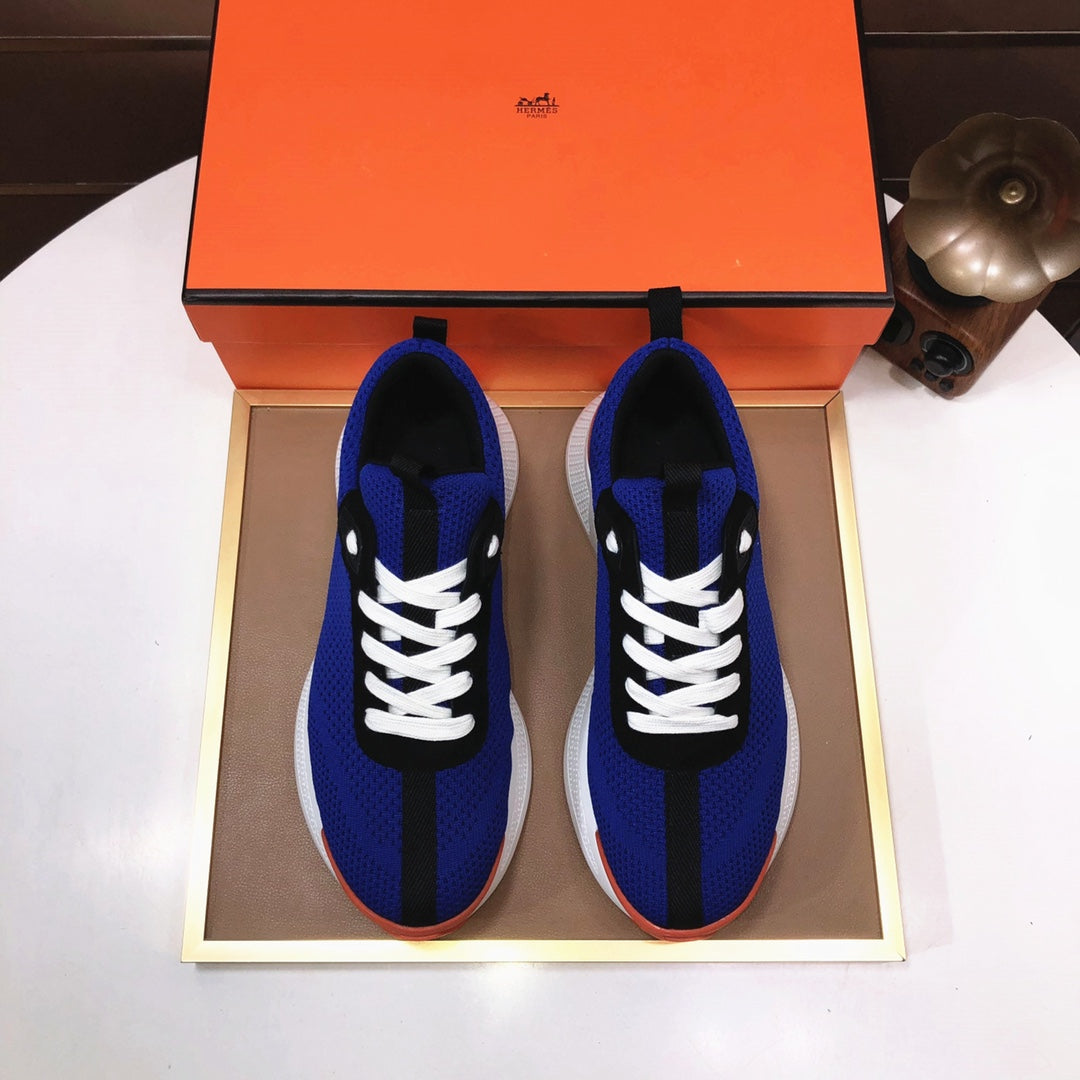 HM Men's Sneaker Blue Flyknit 548114
