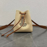 Celine 2026 Micro Sailor bag 17.5cm Natural Tan Triomphe Canvas Calfskin
