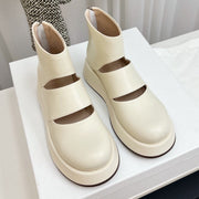 The Row 2025 Boot Off-white Sheepskin 576057