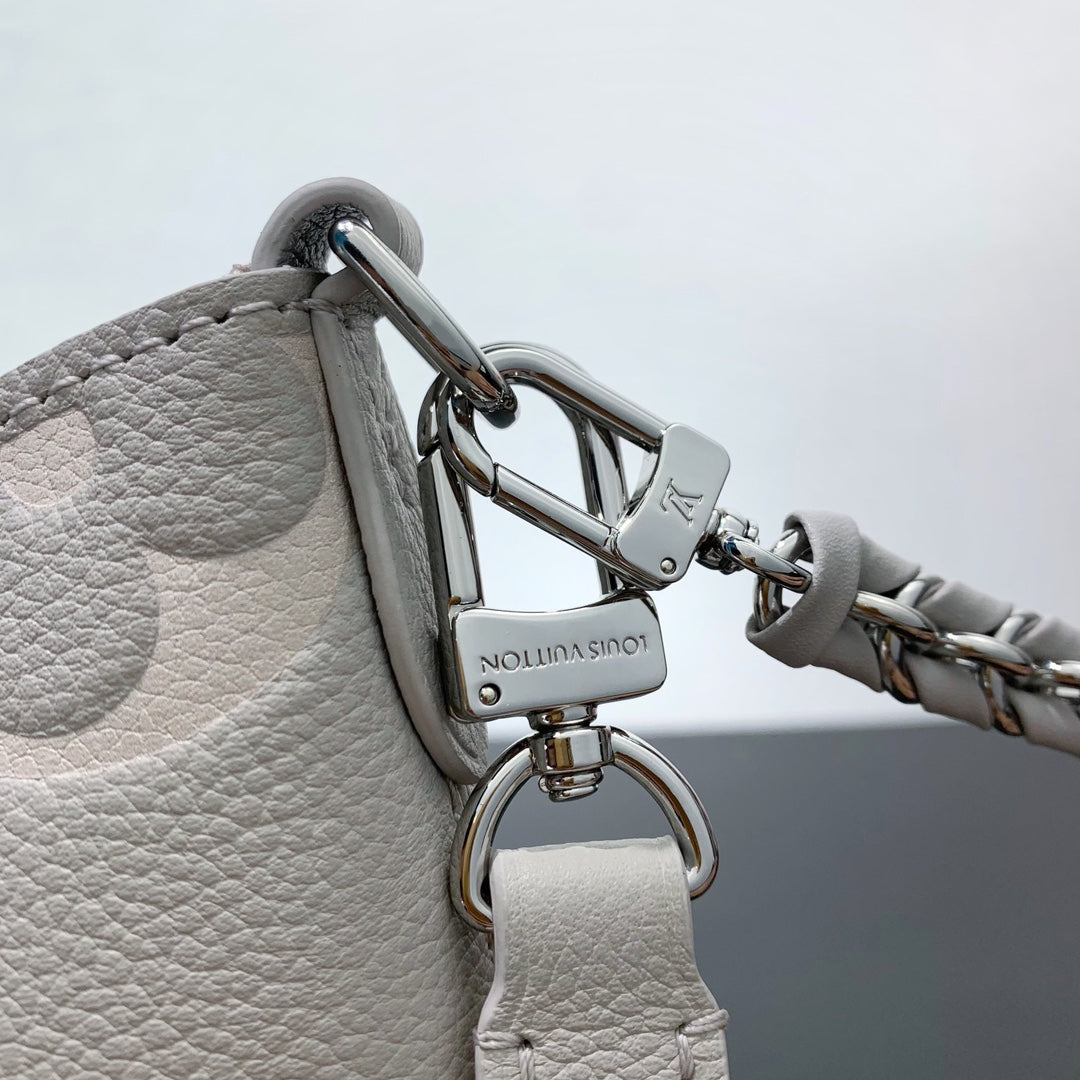 LV Boulogne Brume Gray Monogram Cowhide 205491