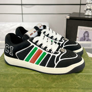 SNEAKER IN BLACK MIX COLORFUL CALFSKIN