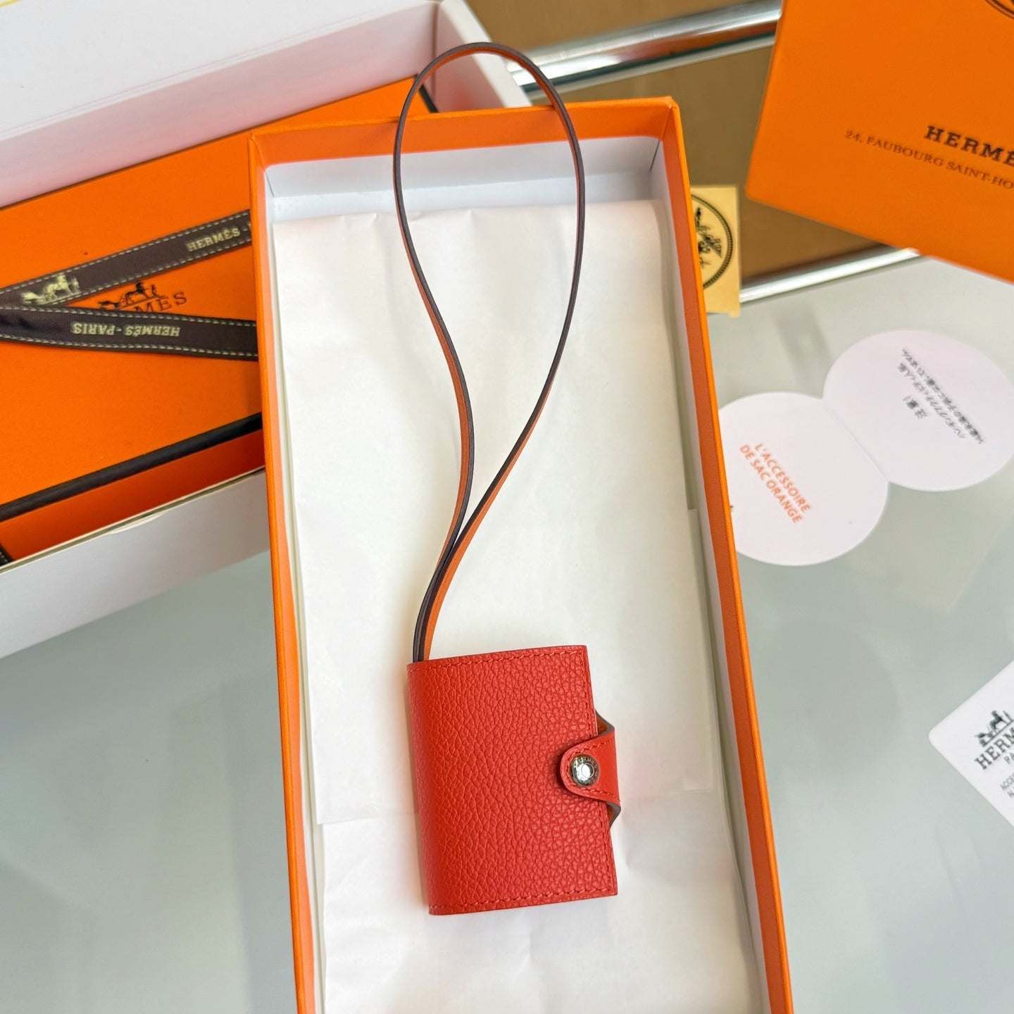 Hermes Ulysse Nano Bag Charm Leather