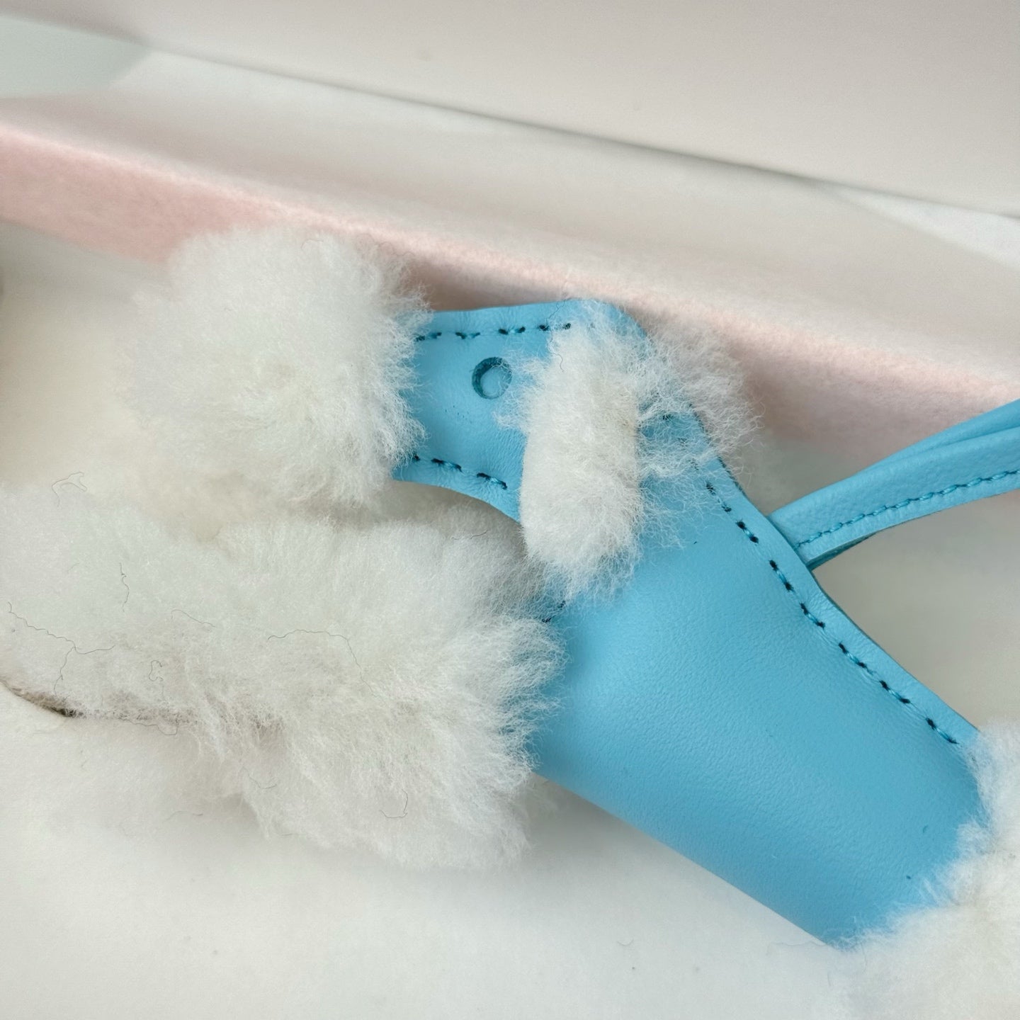 Hermes Budy Charm Leather Wool