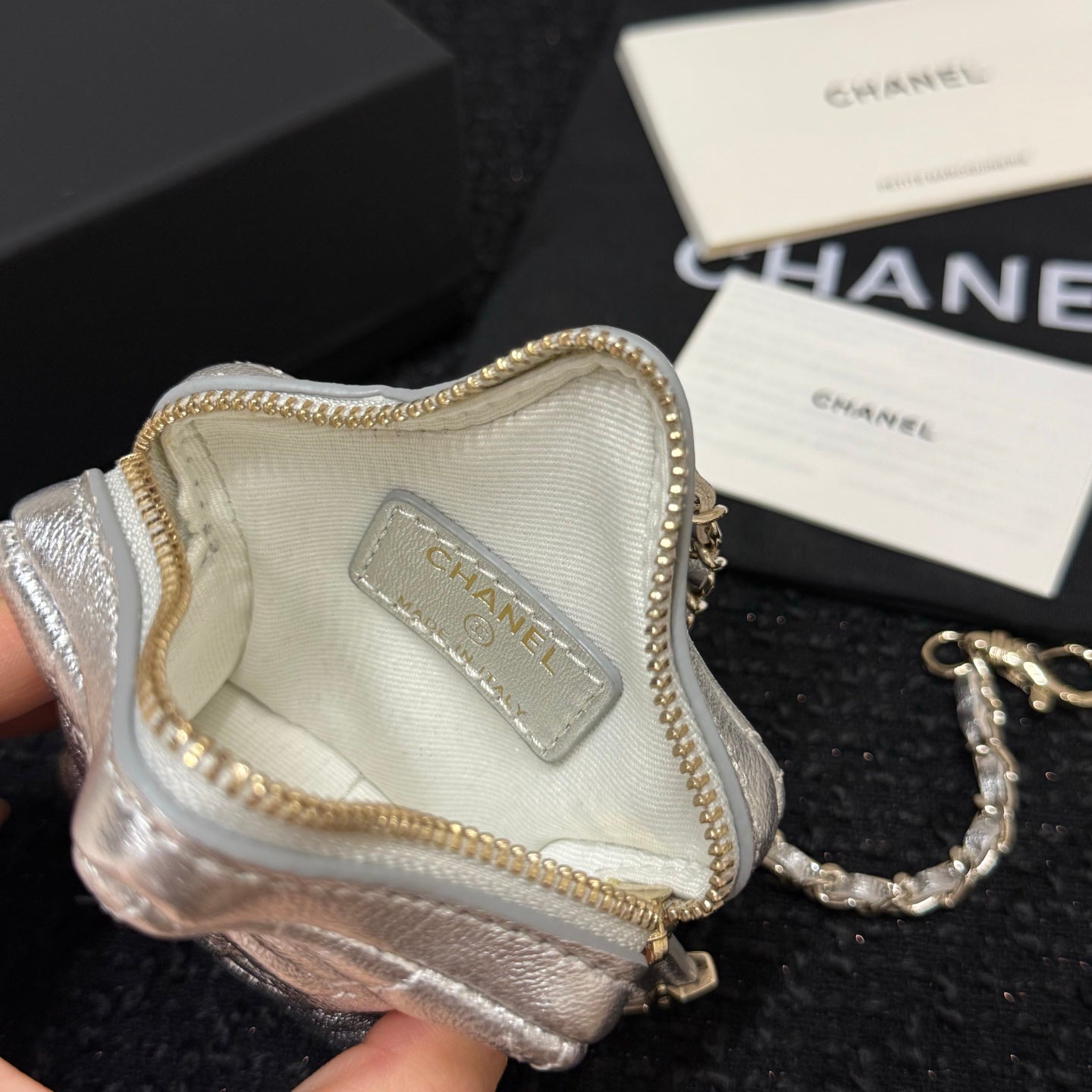 Chanel Five-pointed Star Lambskin Charm