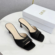 CD 26 High Heel Mule 75 Black Suede 620359