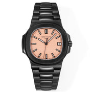 Patek Philippe Nautilus 5711 Peach Pink Dial Black Case Watch