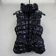MC 2025 Emilion Square-Quilted Down Gilet Black Nylon Down