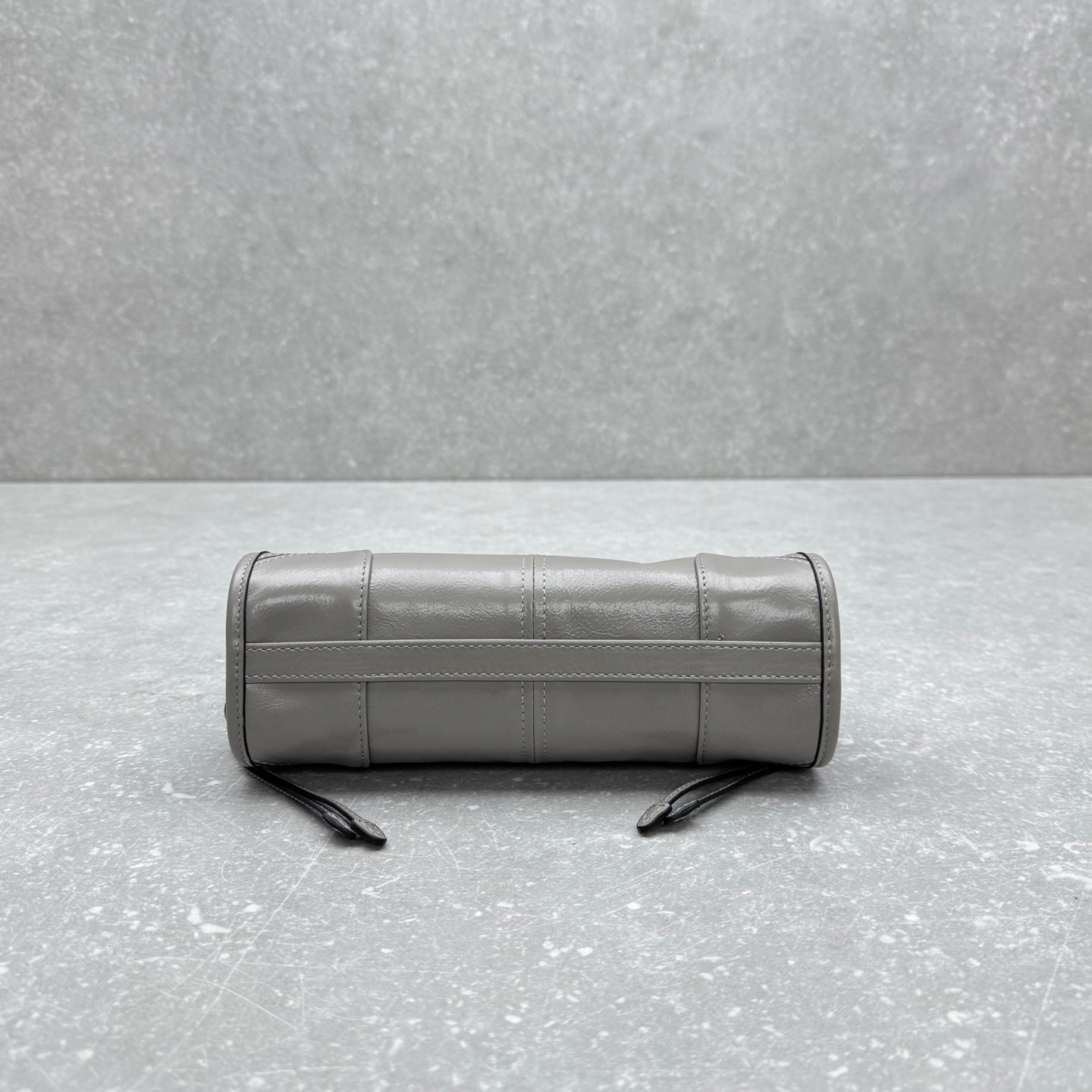 Prada 2026 Bonnie Bag 24cm Gray Leather