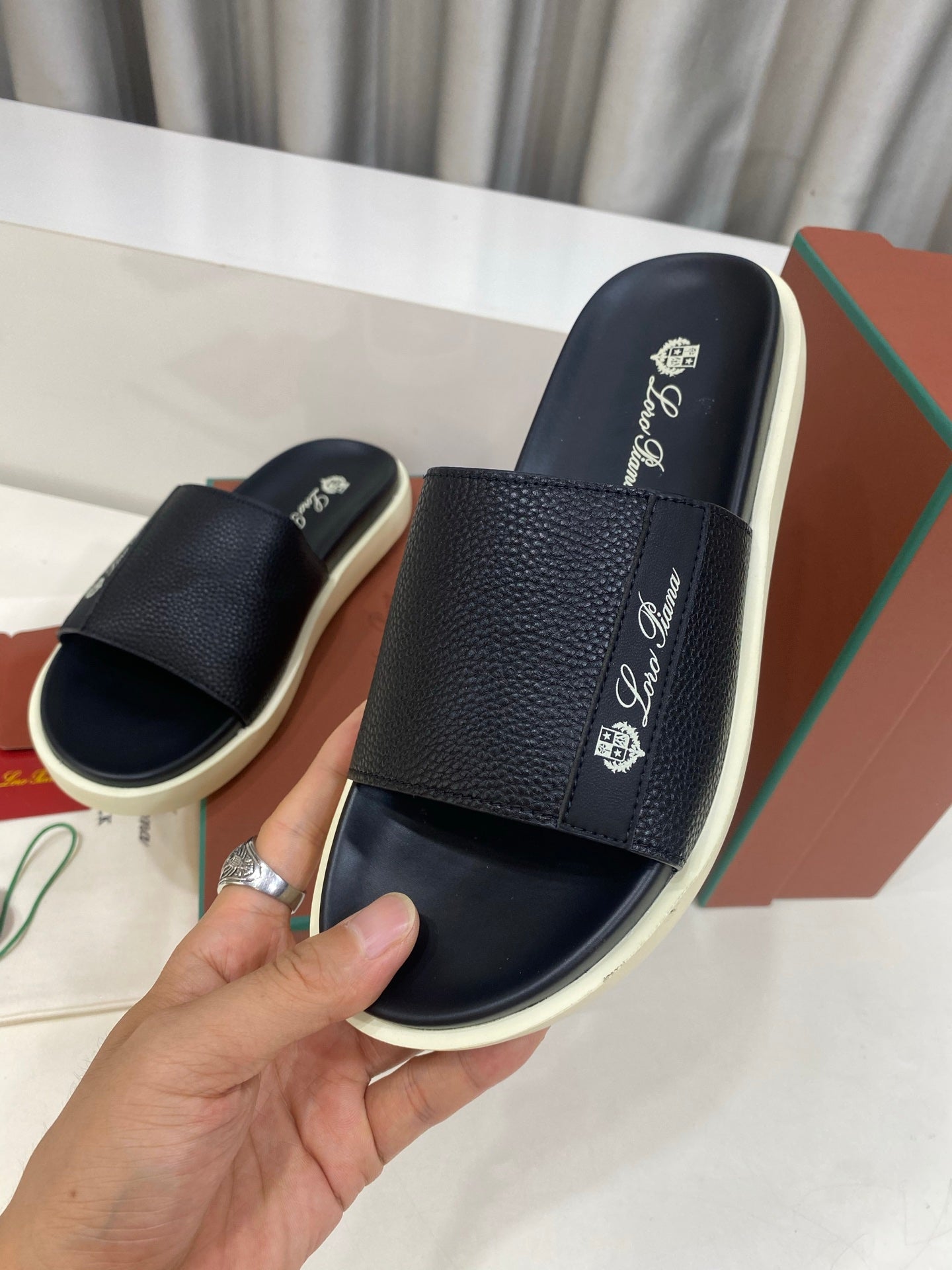 Loro Piana 2026 Slipper Suede Leather 911320