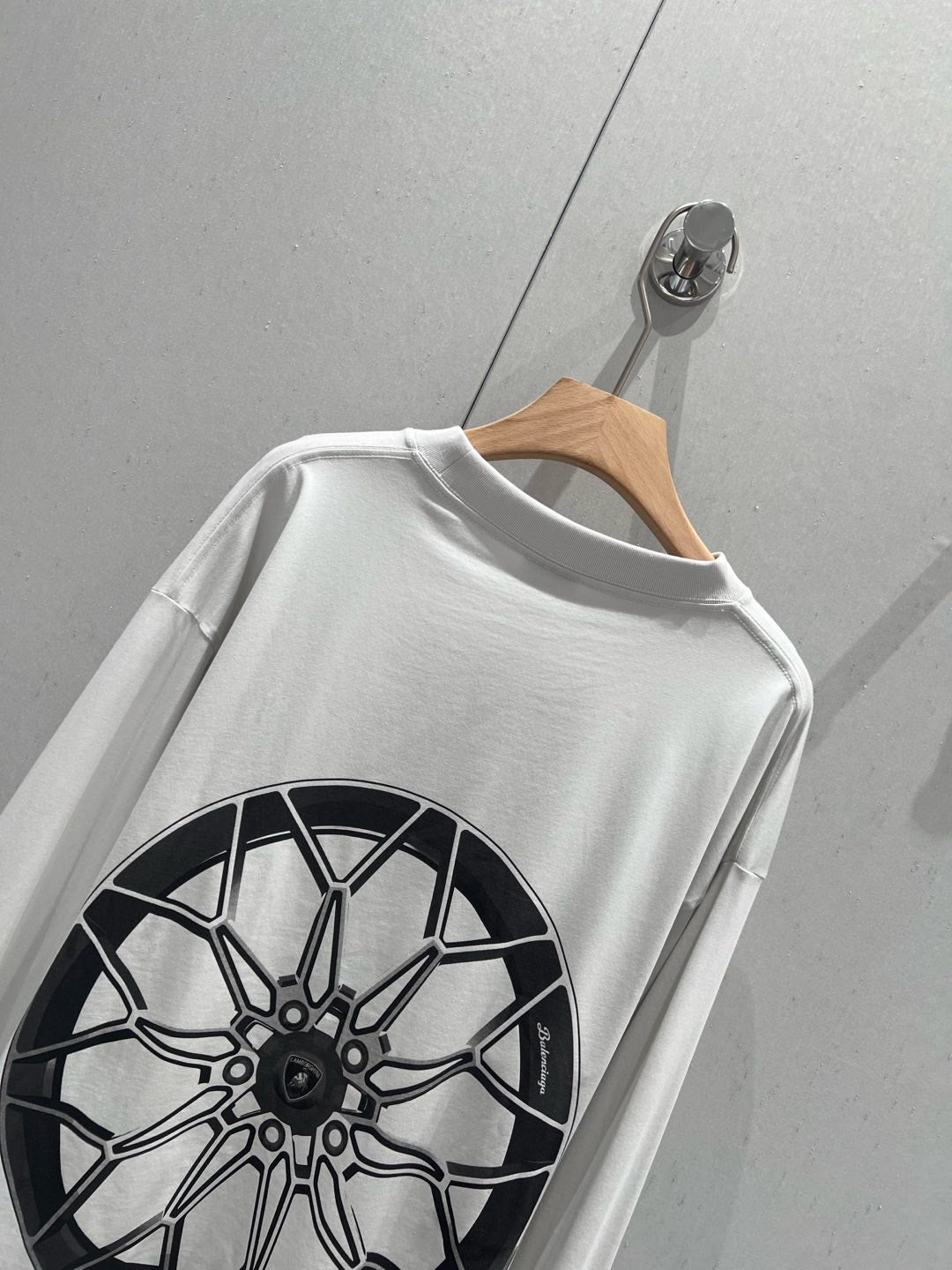 Balenciaga 25 Long-sleeved T-shirt White Cotton 0033