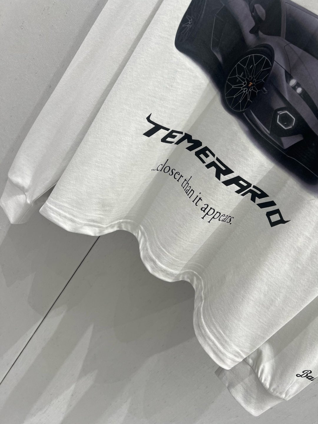 Balenciaga 25 Long-sleeved T-shirt White Cotton 0033