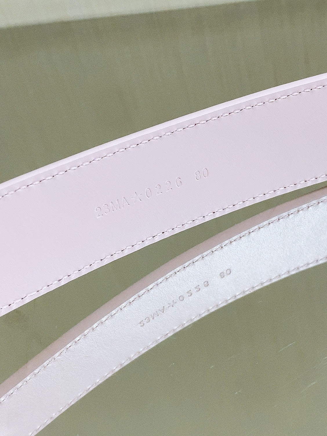 Dior 2026 30 Montaigne Reversible Belt 30mm Pink Gold Calfskin