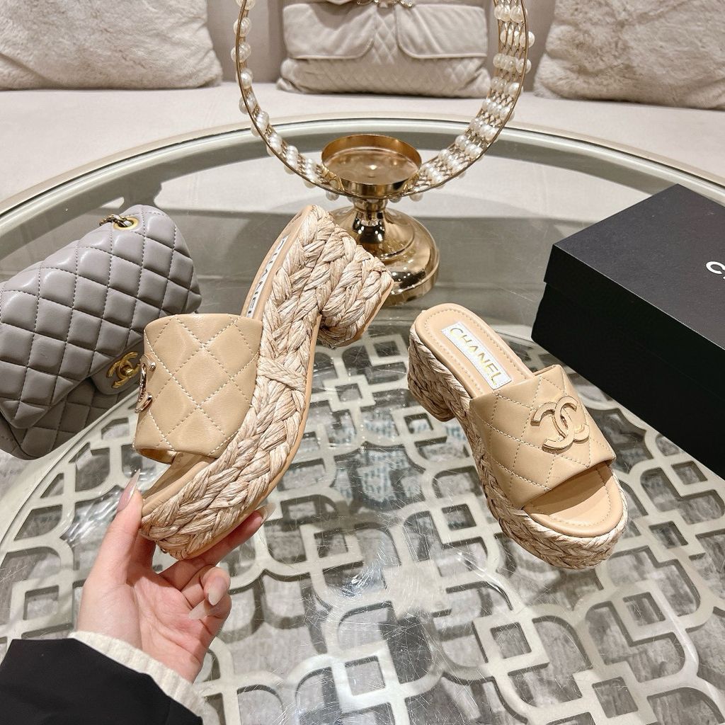 CC Espadrilles Platform Canvas