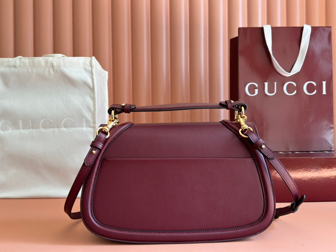 Gucci Blondie 32 Bag Rosso Ancora Red Leather 239905