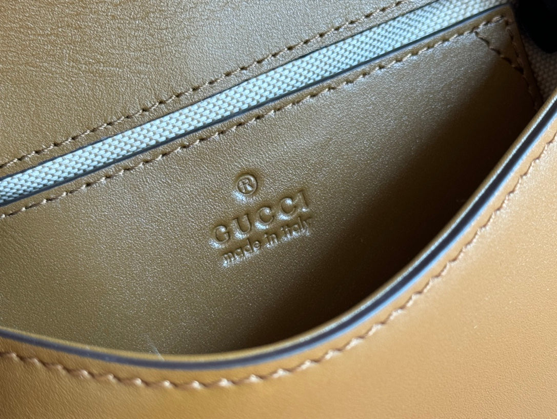 Gucci Blondie Small Shoulder Bag 26 Brown Suede Calfskin 272178