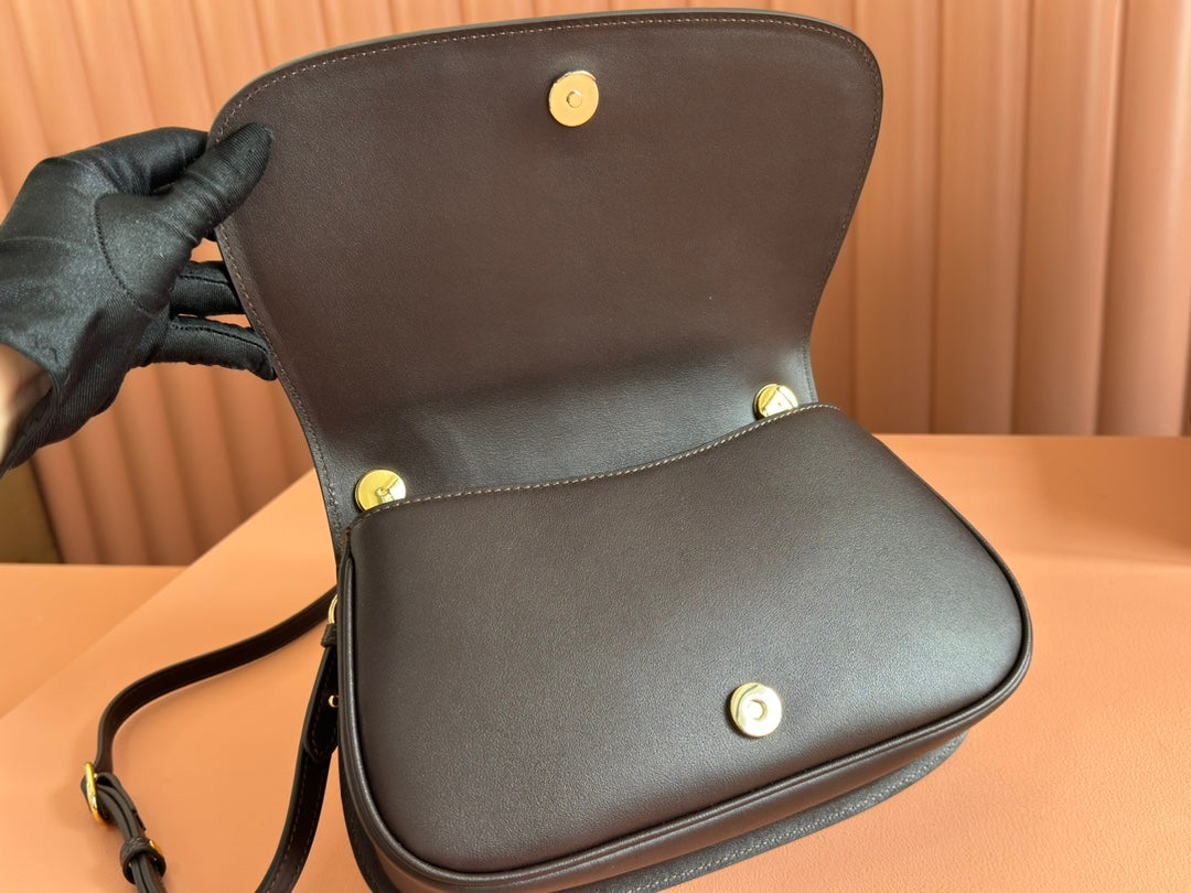 Gucci Blondie 32 Bag Dark Brown Leather 239909