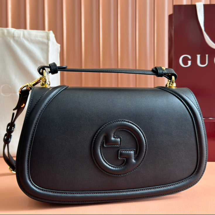 Gucci Blondie 32 Bag Black Leather 239908