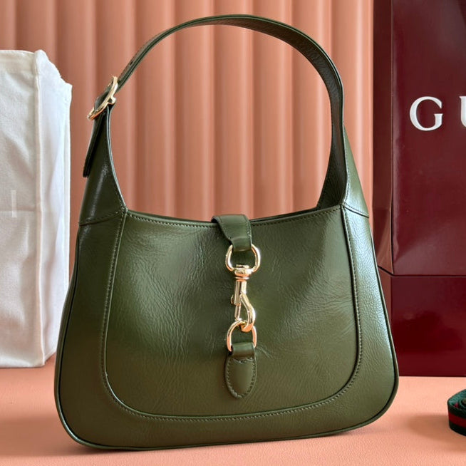 Gucci Jacket Bag Green Patent Leather 248418