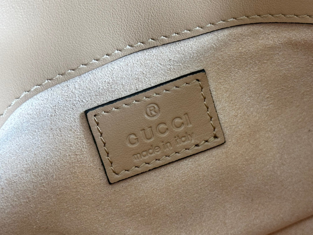 Gucci GG Marmont 16.5 Bag All Beige Calfskin 248378