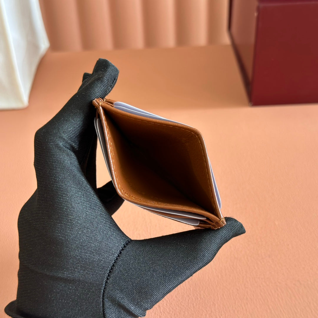 Gucci Marmont Card Wallet Brown  Calfskin 254957