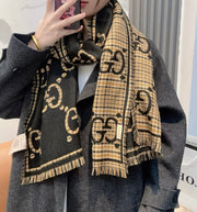 GG Classic 180CM Black Beige Wool 287938