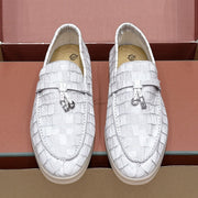Loro Piana 2026 Crocodile Embossed Loafer Cowhide 923388