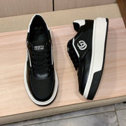 GG Men's Sneaker Black Sheepskin 709672