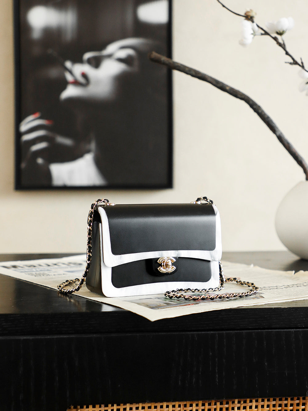 Chanel 2026 Minaudiere Flap Bag 12.5cm Plexiglass Metal