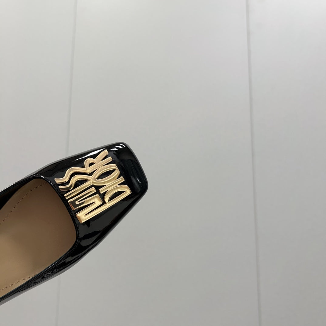 Miss Dior Pump 45mm In Black Glossy Lambskin 995141